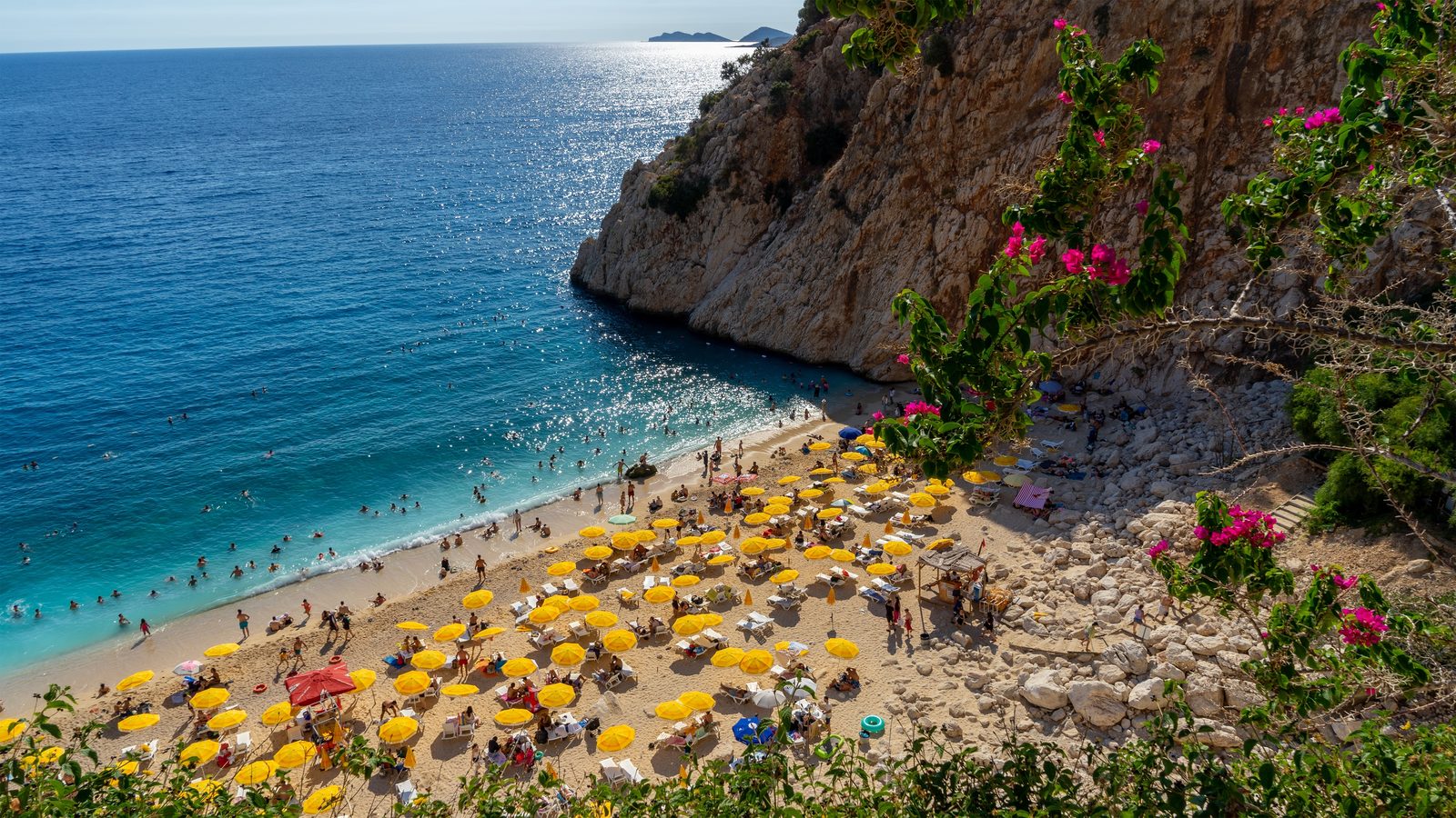 The coast east of Kalkan, on the way to Kaş