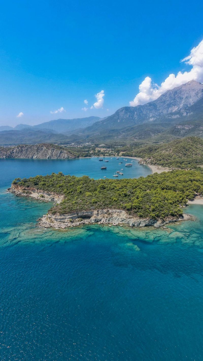 Phaselis ruins by the sea